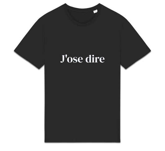 T-shirt unisexe épais noir