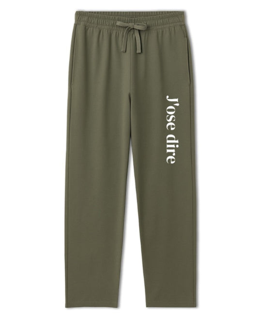 Pantalon de jogging unisexe kaki