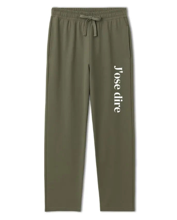 Pantalon de jogging unisexe kaki J'ose dire