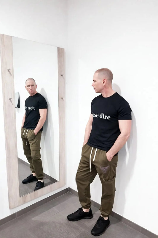 T-shirt unisexe épais noir J'ose dire